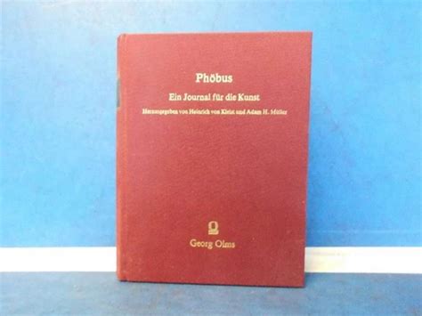Phöbus, ein journal für die kunst. - Die naturanschauung von darwin, goethe und lamarck.